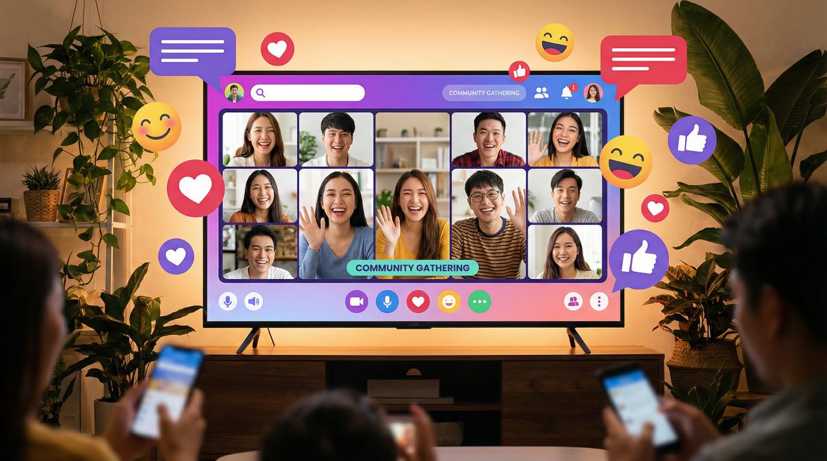 午夜大片视频社区互动场景